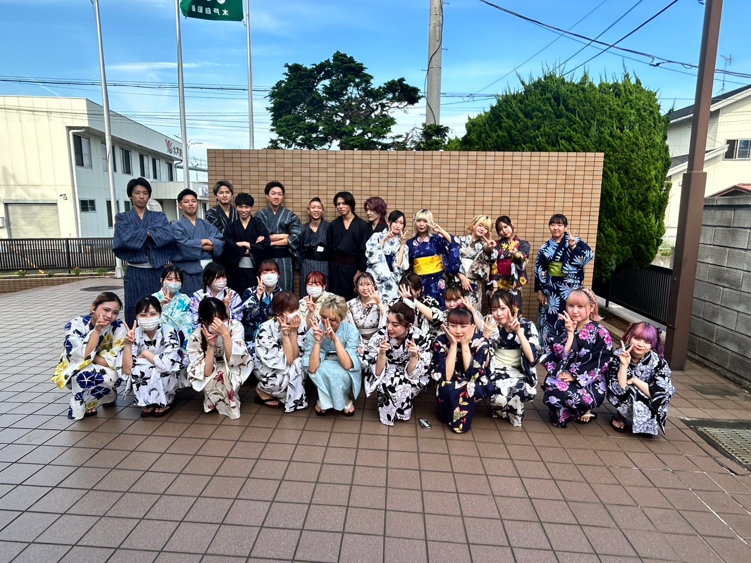 【美容学科】夏祭りといえば浴衣！浴衣の着付け体験♡