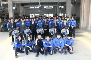 実習教材用エンジン（R06D）５基寄贈いただきました！